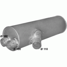 Глушник Мерседес 2435/3248/3255 (Mercedes 2435/3248/3255) din 50371 (Размеры: 297mm; L = 1160mm) (69.88) Polmostrow