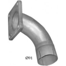 Труба приймальна MAN F2000 din 49283 93- (68.26) Polmostrow