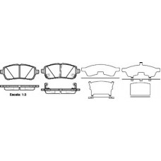 Гальмівні колодки дискові woking